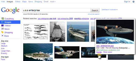 google image search