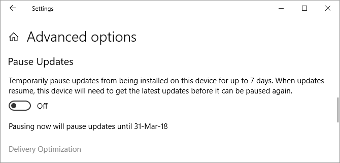 Windows 10 pozastaví aktualizácie až na 7 dní
