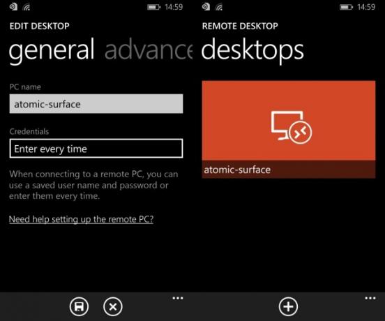 Muo-WP8-diaľkové ovládače, RemoteDesktop