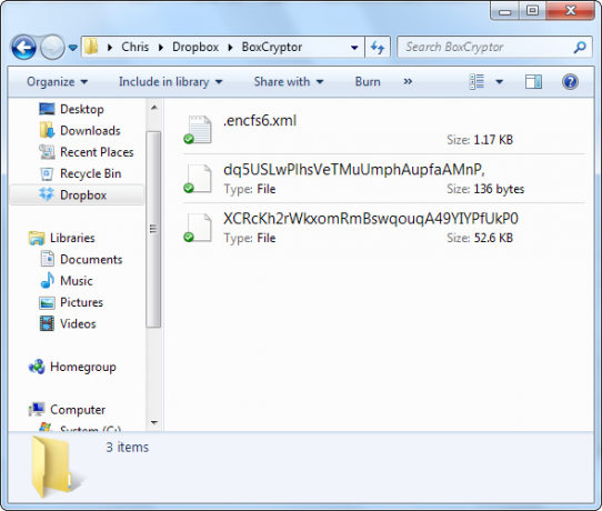 Zašifrujte súbory Dropbox pomocou snímky obrazovky BoxCryptor 053