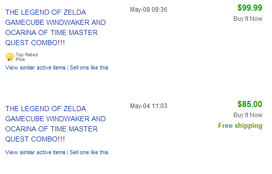 Zelda Wind Waker a Ocarina Master Quest Combo _ eBay