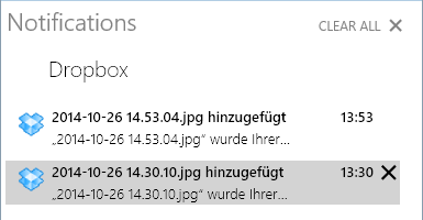 Oznámenia pre systém Windows 10