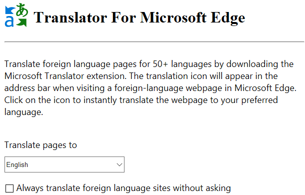 Edge Translator