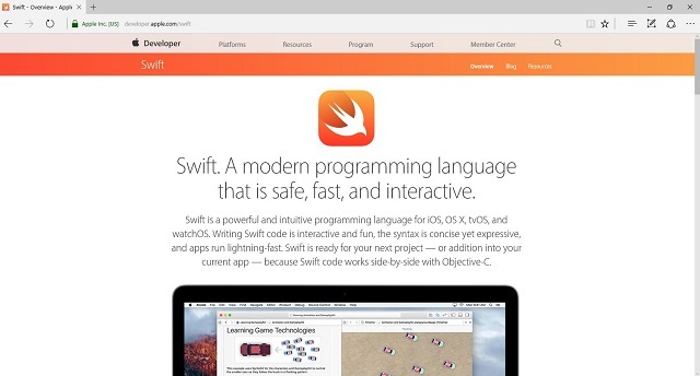 Swift - Screenshot