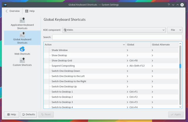 LinuxShortcuts-KDE-system-Nastavenia