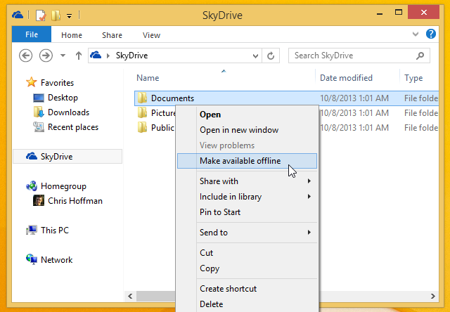 SkyDrive-sync-files-online