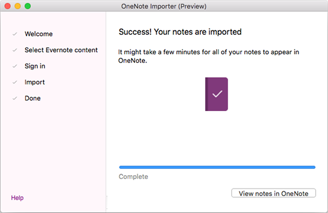 OneNote dovozcu-mac-step-6