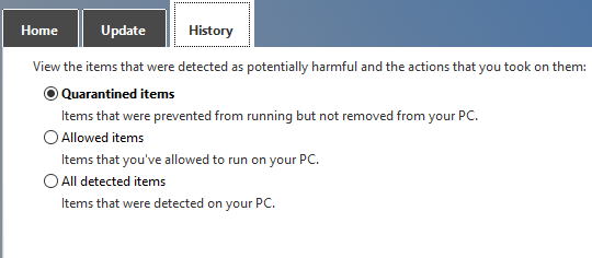 Muo-windows-w10defender-history