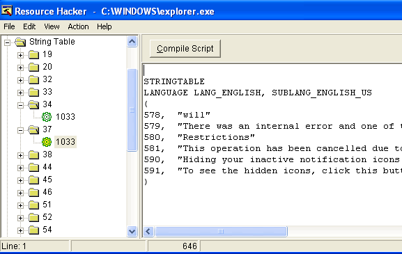 zmena textu tlačidla Štart systému Windows
