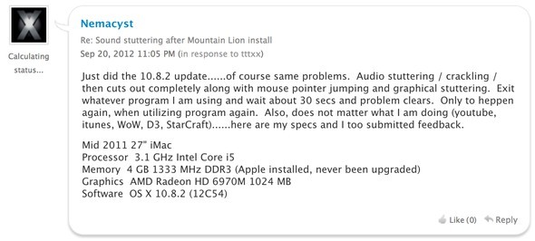 OS X Mountain Lion nie je ani zďaleka dokonalý a tu je dôvod, prečo zvuk 1082 xn