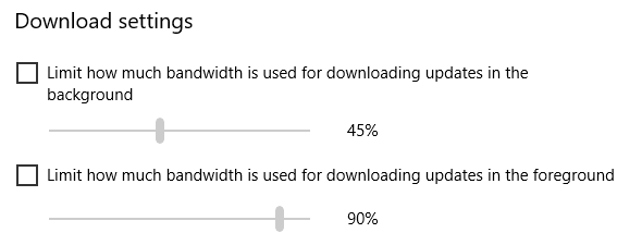 Windows 10 Stiahnite nastavenie šírky pásma