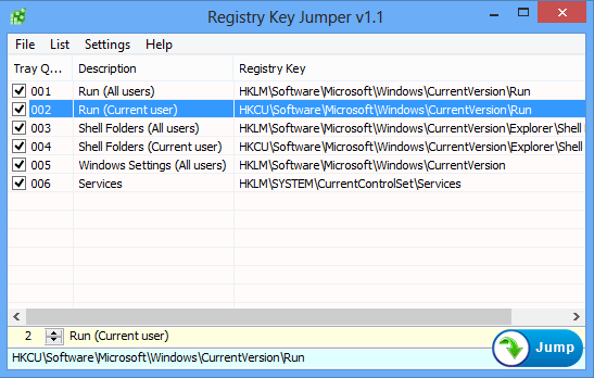 Registre-key-jumper