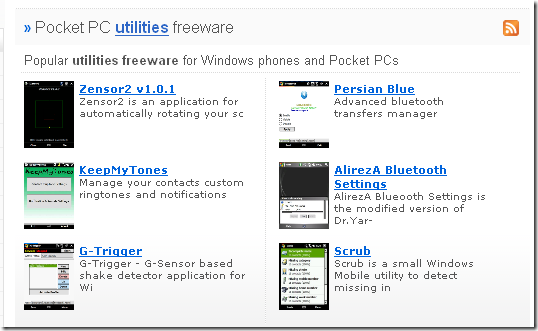 Windows Mobile freeware -