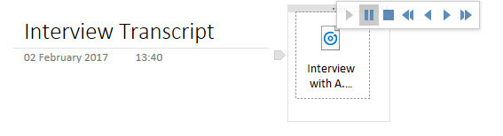 Vložte médiá, aby ste z aplikácie OneNote urobili zvukové ovládacie prvky digitálnej zápisnice