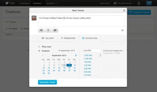 Twitter Inzeráty-Users-Can-Schedule-Tweets