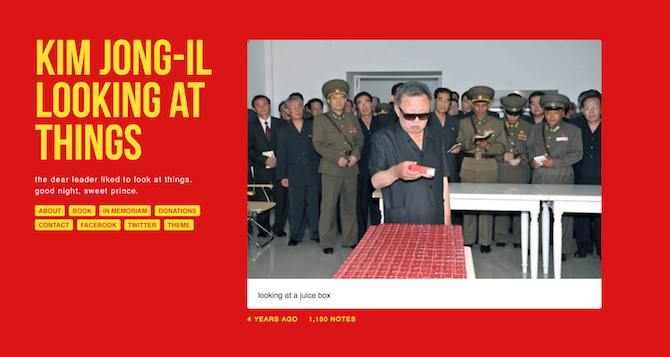 kim jong il pri pohľade na veci