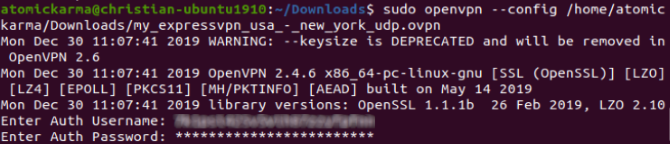Ako nainštalovať klienta VPN v systéme Ubuntu Linux nastavenie linux vpn openvpn