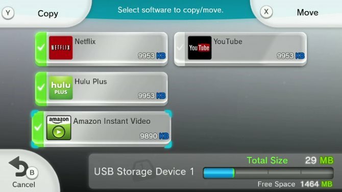Rozšírené úložisko pre vaše zariadenie Wii U Vysvetlené údaje Wii U Copy Move