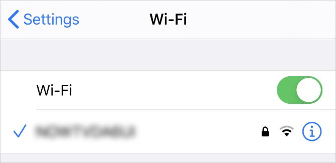 Nastavenia siete Wi-Fi na iPhone