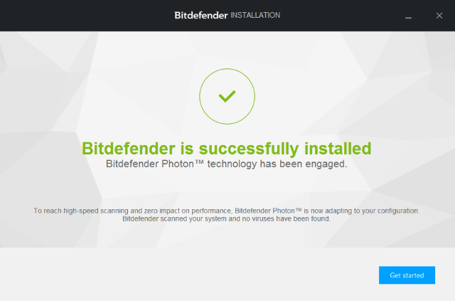 Muo-BitDefender nainštalované