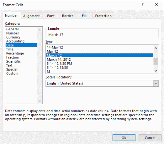 Ako vytvoriť šablónu kalendára v Excel Excel Formát buniek Dátum