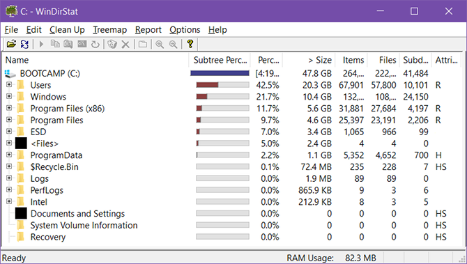 windows-údržba-tool-windirstat