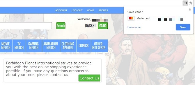 Môžete prehliadaču dôverovať informáciami o kreditnej karte? Karta Chrome uložiť