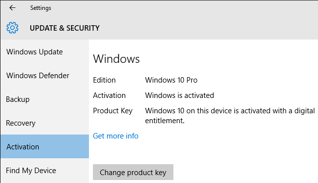 Windows 10 Digitálne oprávnenie