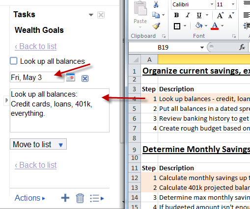 Použite aplikácie Excel a Google Tasks na vytvorenie najlepšieho nástroja na správu cieľov, ktorý kedy vynikal7