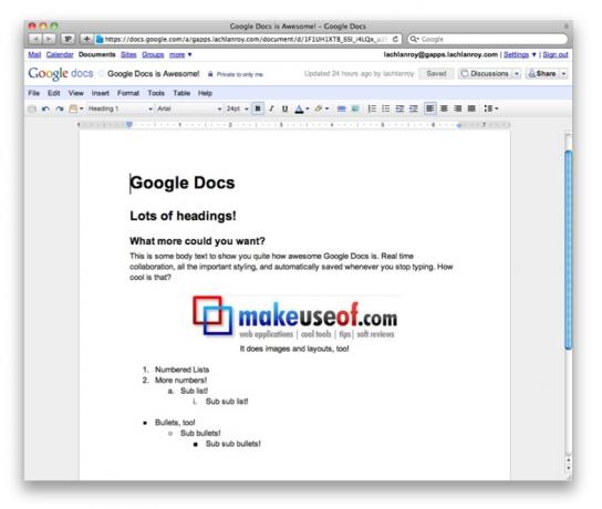 google doc