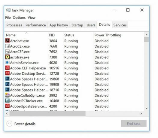 Ako ušetriť výdrž batérie v systéme Windows 10 pomocou funkcie Power Throttling TaskManager Power Throttling e1510696650598