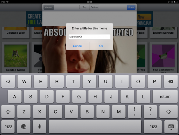 Meme Generator: Pravdepodobne najväčšie množstvo zábavy, ktoré budete mať na svojom iPad memegenerator4