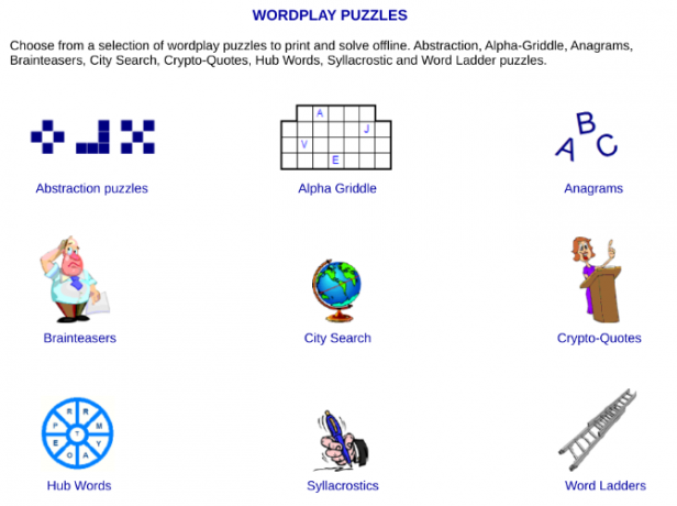 Nájdite klasické hádanky a hádanky, ktoré si môžete zadarmo vytlačiť pomocou aplikácie Puzzle Choice