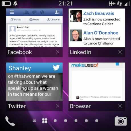 blackberry livetiles